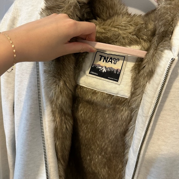 Tna fur lined jacket size xs - Picture 2 of 3